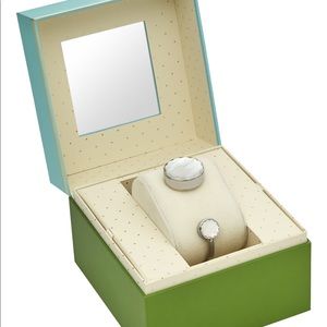Kate Spade - Activity Tracker - Silver-tone and white mother-of-pearl